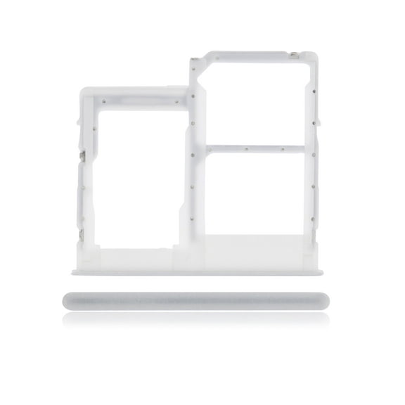 Replacement Dual Sim Card Tray Compatible For Samsung Galaxy A31 (A315 / 2020) (Prism Crush White)