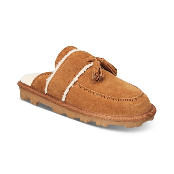 Style Co Womens Laneyy Tassel Slippers Chestnut 7M