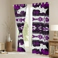 thumbnail image 3 of Castle Fairy Boho Hippie Aztec Curtains Pack of 2 (42x84 Each),Cow Print Curtains Blackout, 3 of 6