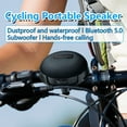 thumbnail image 3 of Haut-parleur Bluetooth LED Vélo Haute Puissance 8W avec Affichage Numérique Colonne Extérieure Portable en IPX7 Étanche Rouge, 3 of 5