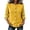 Yellow, variant on cocolona Womens Solid Color Sweater Cardigan Button Down Crew Neck Plus Size Knit Cardigan Loose Casual Soft Basic Sweater Sizes XS-4XL