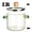 Green Handle+Lid(2PCS), variant on 2pcs Heat Resistant Glass Stew Pot Set with Lids, Handmade Stovetop Safe Cookware, Great for Soup Milk Pasta Noodles, Ideal Christmas & New Year Kitchen Gift