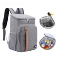 thumbnail image 4 of Mochila especial para picnic, bolsa aislante de doble hombro, bolsa de hielo para exteriores, mochila aislante engrosada, bolsa de picnic antifugas, 4 of 6