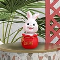 thumbnail image 4 of WLPZXP Chinese Resin Statues Figurine Sculpture, Tabletop Desk Decoration Car Dashboard White Safety, 4 of 6