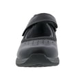 Drew Women's Sage Slip-On Shoe In Black Leather, Size 5 WW (Wide Width)