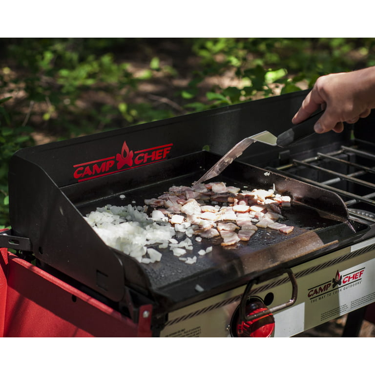 Camp Chef 30-Inch 4-Burner Freestanding / Countertop Propane Gas Commercial  Style Flat Top Griddle