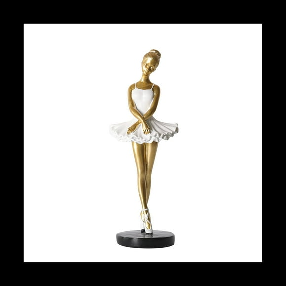 Adorno de Bailarina de Ballet, Estatua de Bailarina, Adornos de Arte , DecoracióN Elegante para Dormitorio, Escritorio, Ventana, HabitacióN B