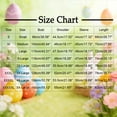 thumbnail image 3 of Womens Easter Day Tops Casual Festive Easter Day Print Top 3/4 Sleeve Round Neck Blouse Holiday Season Shirt Tees Spring Clothes My Items, 3 of 6