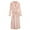 Pink, variant on AOOCHASLIY Bath Robes for Women Clothes Plush Robes Winter Lengthened Bathrobe Splicing Home Clothes Long Sleeved Robe Coat