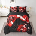 thumbnail image 2 of Castle Fairy Japanese Hokusai Bedding Comforter Set,Japanese Style Full Bedding Set, 2 of 8