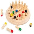 thumbnail image 1 of SUTENGDA Wooden Memory and Color Matching Game for Kids and Elderly - Fun and Educational Toy - Color Matching Memory Stick Activity for Home or Travel, 1 of 7