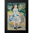 thumbnail image 2 of Renoir, Pierre-Auguste 17x24 Black Modern Framed Museum Art Print Titled - Girl with a Hoop, 2 of 5