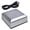 Square model-Silver, variant on LED Touch Sensitive Crystals Atmospheres Lamp Base Featuring Dimmable Light for Jewelry Display and Home Decoration
