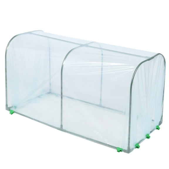 HEMOTON Portable Plant Greenhouse Cover for Outdoor Winter Use Assorted Color PE Coated Plastic Pipe 70x150cm