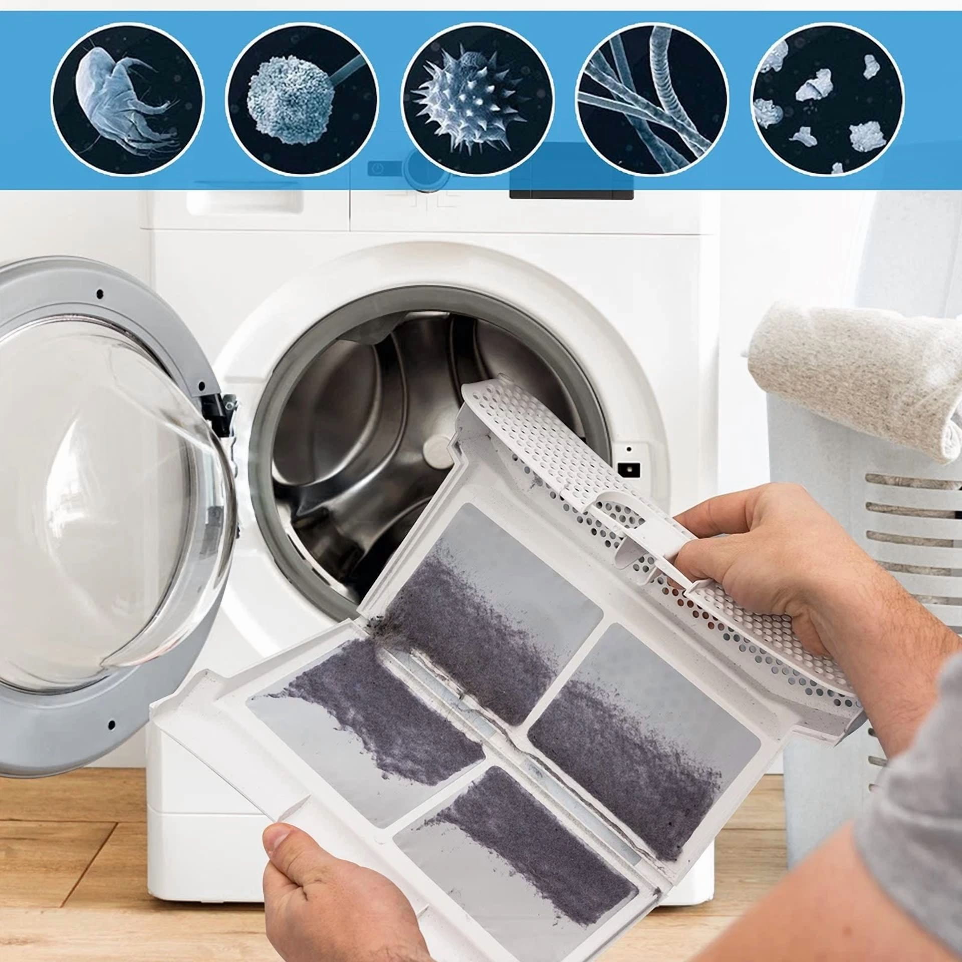 CRESTIN- Petode Dryer Vent Cleaner Kit Vacuum Attachment - Multiple Combination