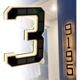 thumbnail image 1 of EGNMCR Solar-powered Digital Doorplate Waterproof LED Address Number Sign Plastic, 1 of 5