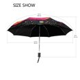 thumbnail image 3 of BZSMCE One-Touch Auto Open Close Rain Umbrella With Creative Colorful Planet and Stars Pattern, 3 of 7