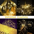 Led Christmas Lights, 120 LED Firework Lights, 8 Modes Dimmable with