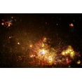 thumbnail image 2 of NASA 24x17 Black Ornate Wood Framed with Double Matting Museum Art Print Titled - Fireworks of Star Formation Light Up a Galaxy, 2 of 4