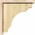 thumbnail image 3 of 8"W x 14"D x 14"H Pescadero Rough Sawn Corbel w/Backplate, Douglas Fir, 3 of 9