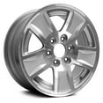 thumbnail image 2 of 17 Inch Aluminum OEM Take off Wheel Rim For Chevrolet Silverado 1500 2014-2018 6 Lug 5.5mm 5 Spoke, 2 of 2