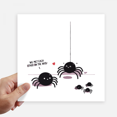 thumbnail image 1 of Spider Pattern Insect Cobweb Illustration Sticker Tags Wall Picture Laptop Decal Self adhesive, 1 of 1