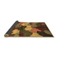 thumbnail image 2 of Ahgly Company Indoor Rectangle Abstract Brown Modern Area Rugs, 2' x 3', 2 of 4