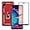 Samsung Galaxy A10E Case Red, variant on Samsung A10E Phone Case, Galaxy A10E Phone Case with Screen Protector, Military Grade Protective Cases with Ring for Samsung Galaxy A10E (Red)