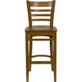 thumbnail image 6 of Emma + Oliver Ladder Back Cherry Wood Barstool, 6 of 7