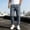 Gray, variant on Baggy Trousers for Men Comfy Pants Cargo Pants Low Rise Joggers Jean Taper Cropped Green Casual Pants for Men,L