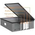 thumbnail image 4 of China Storage Containers 6 Pack, Stackable Hard Shell Quilted Cases with Soft Plate Separators, Moving Supplies Packing Boxes for Dishes, Plates, Platters, Mugs, Cups, 4 of 10