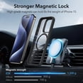 thumbnail image 3 of for iPhone 16 Pro Max Case, Compatible with MagSafe, Shockproof Military-Grade Protection, Magnetic Phone Case for iPhone 16 Pro Max, Classic Hybrid Case (HaloLock), Clear, 3 of 5