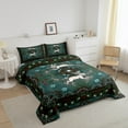 thumbnail image 3 of Erosebridal Wildlife Rabbit Bedding King Comforter Set,Hippie Bohemian Bedding Sets King with Comforter,Lightweight Reversible Comforter Sets King Size,Boho Decoration,3pcs, 3 of 8
