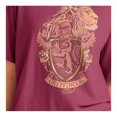 thumbnail image 3 of Playera Harry Potter para Mujer, Manga Corta Escudo Gryffindor Oversize Vino Talla EG, 3 of 3