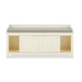 thumbnail image 4 of Linon Banc de Rangement pour Entrée en Blanc, 4 of 16