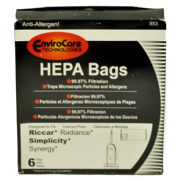 Riccar Simplicity Upright Vacuum Cleaner Bags