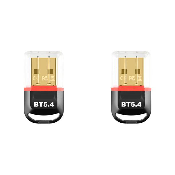 Adaptador USB BT 5.4 Dongle BT 5.4 Dongle Receptor Compatible Con Win11/10/8.1 (rojo)