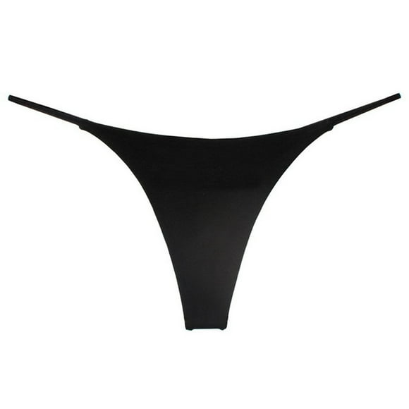 Sous-vêtements pour Femmes T-back en Coton Doux et Respirant String Taille Basse G-string sous-Vêtements