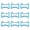 light blue, variant on 9Pcs Bone Shaped Spring Snapping Clip Aluminum Alloy Carabiner Key Rings Clip Outdoor Camping Keyring Hook Easy to Use