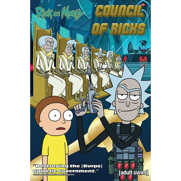 Rick And Morty - TV Show Poster / Print (Rick & Morty - Council Of Ricks)
