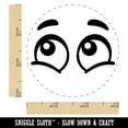 thumbnail image 2 of Cartoon Eyes Happy Joyous Self-Inking Rubber Stamp Ink Stamper - Pink Ink - Small 3/4 Inch, 2 of 7