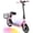 Pink, variant on Hiboy Electric Scooter for Kids Ages 4 - 8, 3 - Speed Adjustable, 9.3 MPH & 5 Mile Range, Neon LED Lights Electric Scooter with Seat Pink