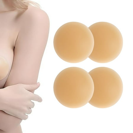 Nipple Covers | Pasties | Nipple Coverage for Women | Sticky bra | Adhesive bra | Strapless bra | Reusable | 2 Pairs