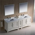 thumbnail image 4 of Fresca Fvn20-361236 Oxford 84" Free Standing Double Basin Vanity Set - Off White, 4 of 12
