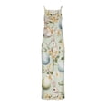 thumbnail image 4 of Cavosen Easter Plus Size Oversized Linen Jumpsuits Long Overalls with Pocket Bunny Lightweight Summer Holiday Rompers, 4 of 6