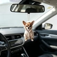 thumbnail image 5 of Cartoon Chihuahua hoodie 2 acrylic car air conditioning vent freshener - solid fragrance decoration, cute dog hoodie design, long-lasting scent, interesting car accessories, 5 of 5