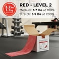 thumbnail image 3 of THERABAND Resistance Band Red, Medium, 25-Yd Roll, Latex-Free Elastic Exercise Band for Physical Therapy, Yoga, Pilates, Stretching, Home Workouts, Cut-to-Length, Color-Coded Resistance Levels, 3 of 11