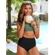 thumbnail image 4 of Conjunto de bikini Kate Kasin, cintura alta, volantes, control de barriga, 4 of 6
