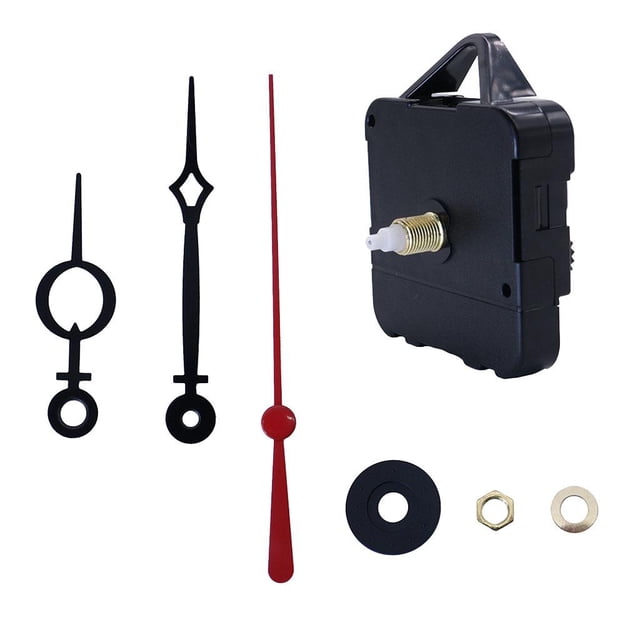 Reloj de pared de , mecanismo de movimiento, piezas de reparación de motor, herramientas de reparación manual Yuyangstore Movimiento de reloj de pared de cuarzo