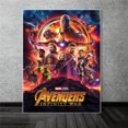 thumbnail image 1 of Marvel Movie-carteles de los vengadores, pinturas en lienzo en la pared, arte del Capitán América, Iron Man, Infinity War, imágenes decorativas, 1 of 4